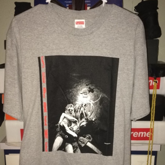 supreme chainsaw tee